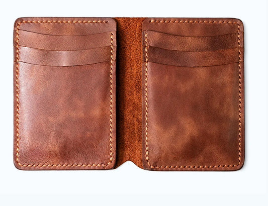 Memphis Vertical Bifold Leather Wallet