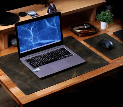 Leather Desk Pad Set