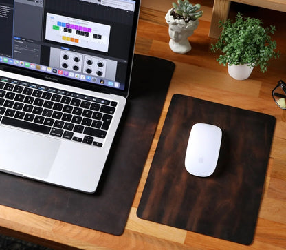 Leather Desk Pad Set