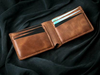 Thebes Classic Bifold Leather Wallet