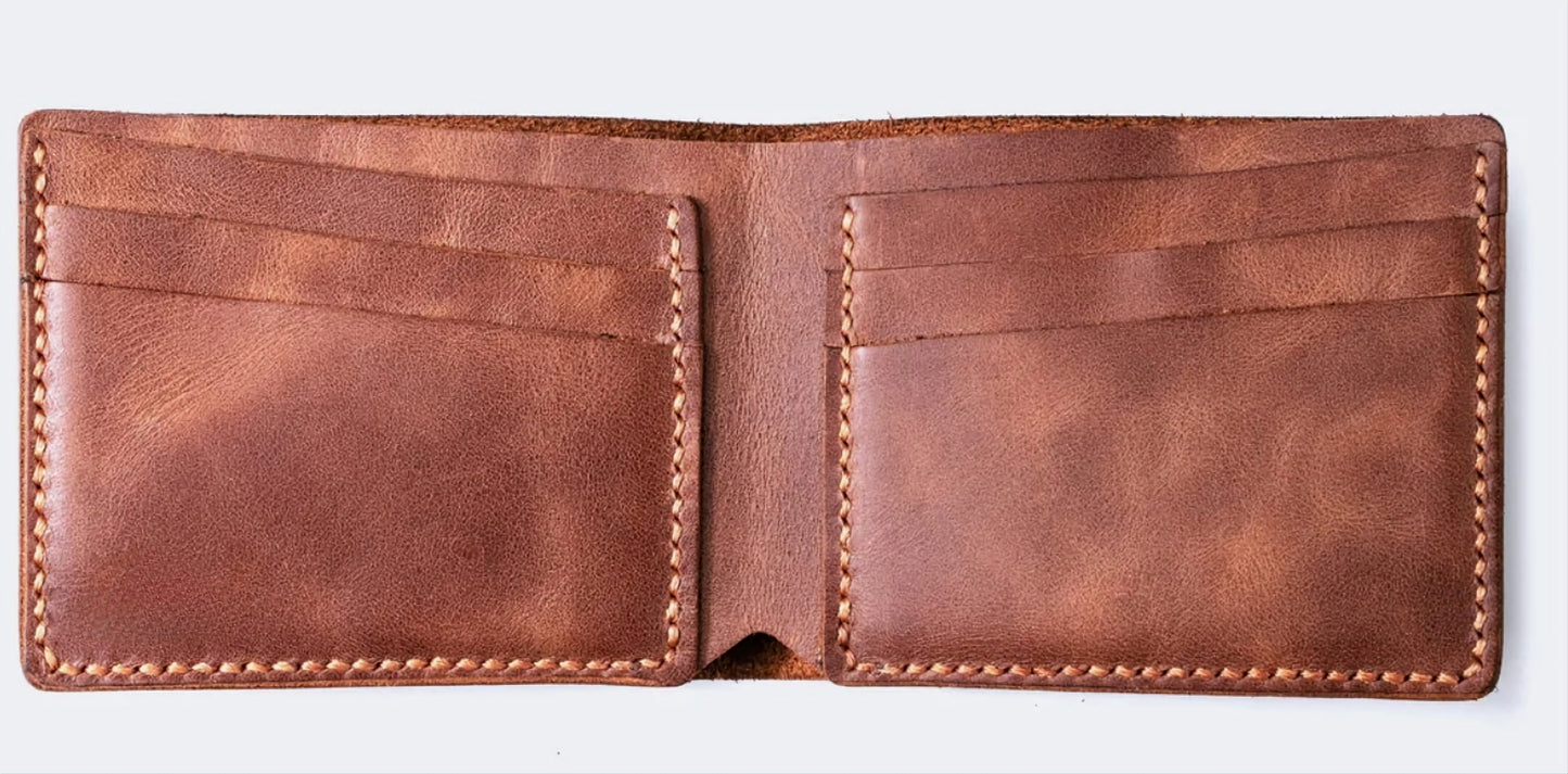 Thebes Classic Bifold Leather Wallet